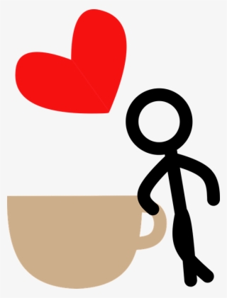 Heart Clipart Basketball - People Drinking Coffee Clipart