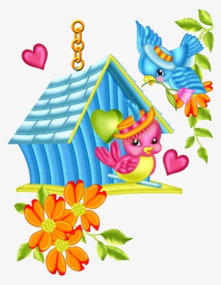 Ducks Clipart Beautiful - Cartoon Images Of Lovebirds