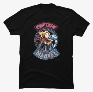 Captain Marvel Patch - Marvel T Shirt Design