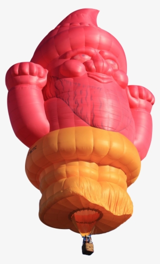 Pink Gnome Pilot - Hot Air Balloon