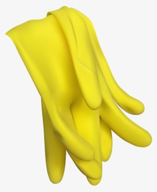Yellow Latex Glove Png Clip Art