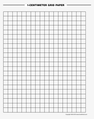 1 Centimeter Graph Paper - Blank Graph Paper With Numbers