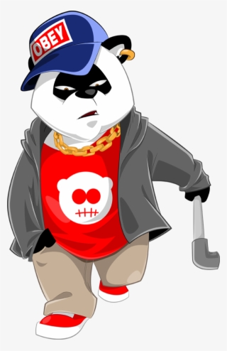 Badass Panda Png