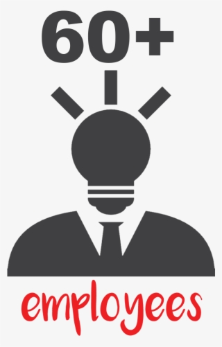 By The Numbers - Lightbulb With Gear Icon