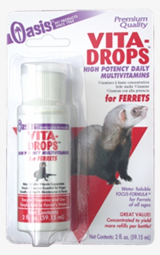 Oasis Vita-drops For Ferrets - Punxsutawney Phil