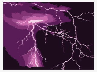Storm Clipart Lightning Strike - Thunder And Lightning
