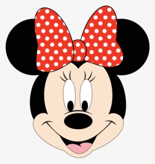 Baby Minnie Mouse Head Clipart - Minnie Mouse Face Clip Art