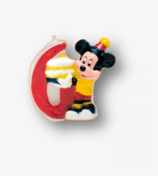 Mickey Mouse Clubhouse Birthday Candle 6 Mickey - Disney