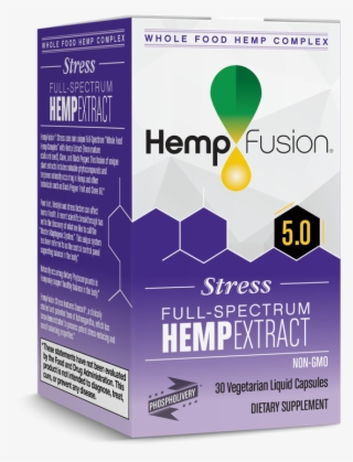 Hempfusion Stress Hemp Extract Carton - Hempfusion Stress