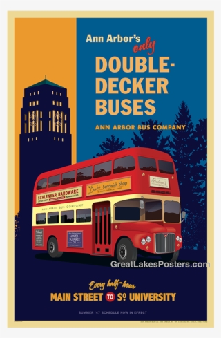 Great Lakes Posters - Double-decker Bus