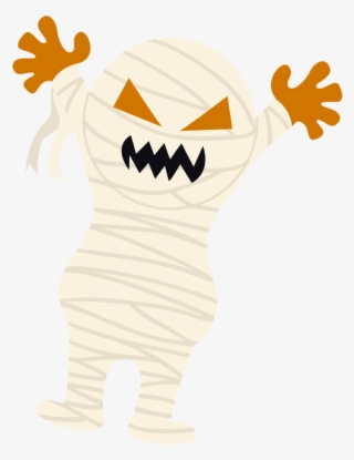Spooky Nights - Mummy Clipart Png