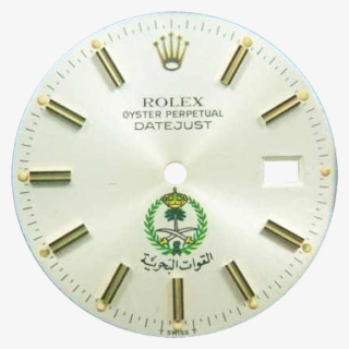Rare Rolex Datejust Saudi Royal Naval Forces Crest - Patek Philippe 5711 Dial Factory Original For Sale