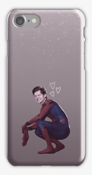 Soft Peter/tom W Hearts Iphone 7 Snap Case - Tom Holland Phone Case