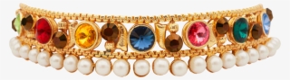 Festive Pearl Choker - Bracelet