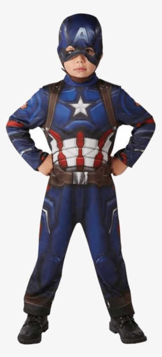 Child Classic Civil War Captain America Costume - Captain America Kids