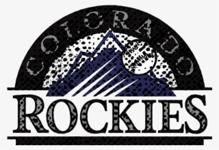 Colorado Rockies 1993-present Primary Logo Distressed - Colorado Rockies
