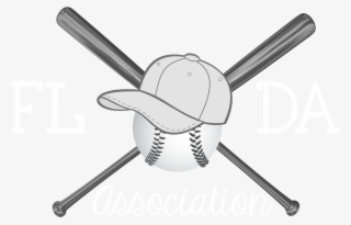 Little League Baseball Florida - Baseball Bat Cross