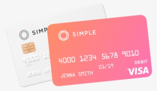 Image Of A Physical Credit Card, And Its Digital Representation - Simple Credit Card