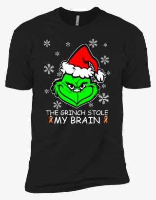 The Grinch Stole My Brain Multiple Sclerosis Shirt