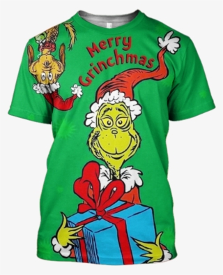 3d The Grinch Christmas Tshirt - Sky Harbor Band Shirt