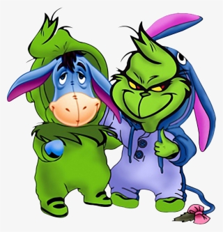 Best Friends Eeyore And Grinch Shirt, Sweater, Hoodie, - Winnie The Pooh (life Size Stand Up)