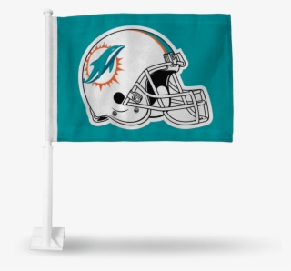 miami dolphins helmet car flag - miami dolphins flag