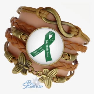 Personalized Awareness Ribbon Bracelets - Pulseras De La Noche Estrellada