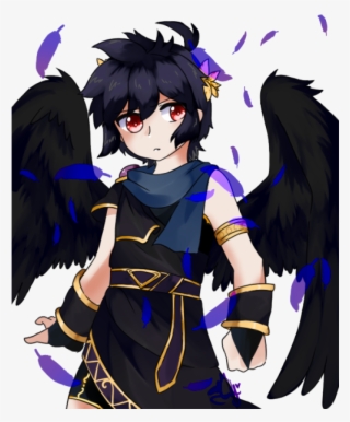 Was Playing Wayy Too Much Kid Icarus Uprising When - Dark Pit Fanart