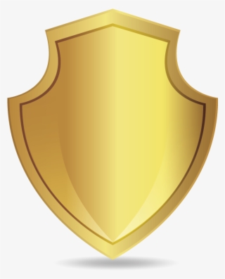 Golden Shield Badge - Shield