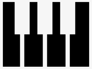 Piano Keys Png - Silueta De Piano