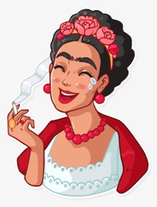Fridakahlo Sticker - Stickers Frida Kahlo Png