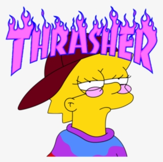 Thrasher Blue Flame Logo