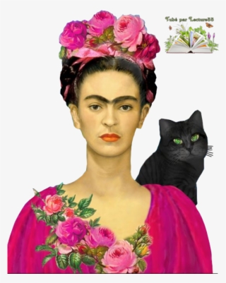 Tubes Femmes Frida Kahlo - Frida Kahlo Self Portrait Cat