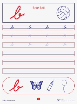 The Letters Are Written In Dotted Lines To Teach The - Volleyball Clipart