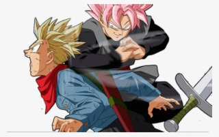 Goku Black Vs Trunks Dragon Ball Super By Azer0xhd-dbg3arv - Dragon Ball