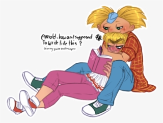 Hangin Out By Kerenitychan Arnold And Helga, Hey Arnold, - Cartoon