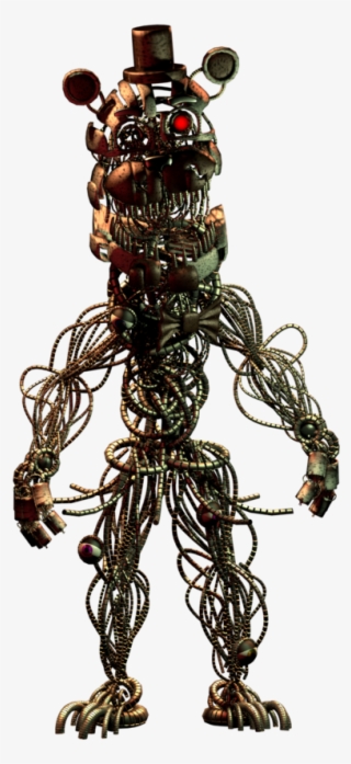 Concept Art For Twisted Freddy And Twisted Bonnie - Molten Freddy Full Body