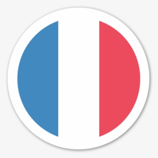 France Flag Sticker - Circle