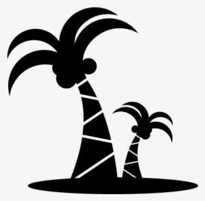 Coconut Trees Vector - Palm Tree Icons Png