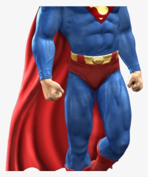 Superman Clipart 3d Png - Superman Superhero Christopher Reeve Jumpsuit Red Cape