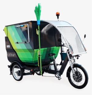 Cyclean Is An Electric Tricycle With Pedal Assist And - Electric Tricycle Waste Collection