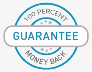 100% Money Back Guarantee - Circle