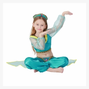 Disney Aladdin Princess Jasmine Dress Cosplay Costume - Aladdin Jasmine Costume Girls