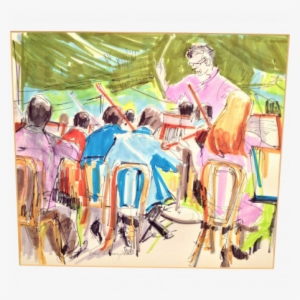 Orchestra Drawing - Painting