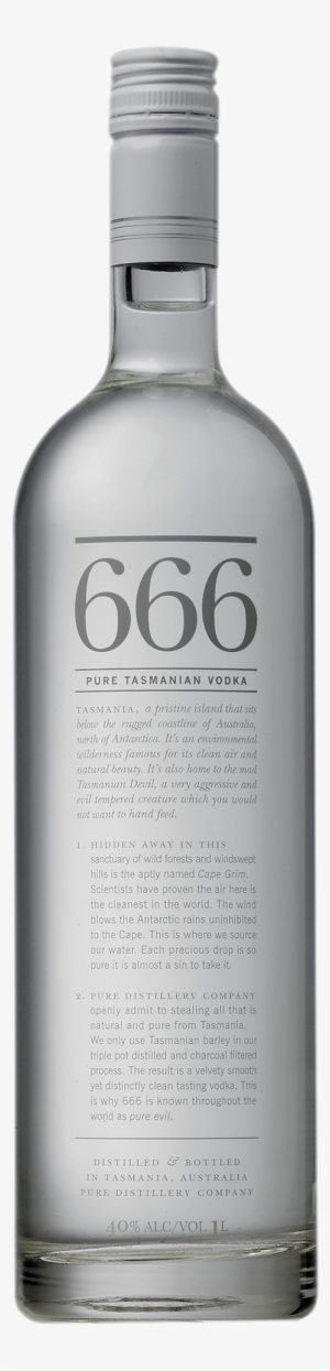 666 Pure Tasmanian Vodka 700ml - 666 Vodka Review