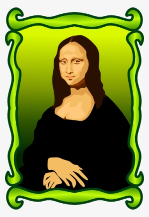 Monalisa Mona Lisa Parody, Leonardo Da Vinci, - Monalisa Cartoon Png