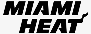 Jpg Black And White Download Heat American Airlines - Miami Heat Letter Font