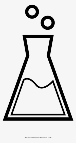 erlenmeyer flask coloring page - erlenmeyer flask