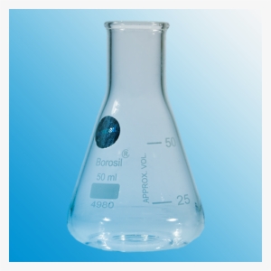 Borosil Conical Flasks Without Rim