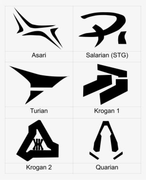 Mass Effect Symbols By Yunikoyokai - Mass Effect Hanar Symbols
